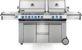 Prestige PRO 825 RSBI with Power Side Burner, Infrared Rear & Bottom Burners , Natural Gas, Stainless Steel