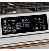 Café™ 30" Smart Slide-In, Front-Control, Gas Double-Oven Range with Convection