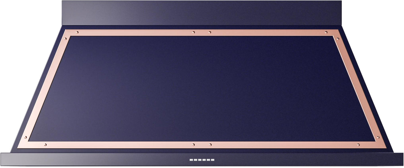 ILVE UANB60MBP Nostalgie 60" Hood in Midnight Blue with Copper trim