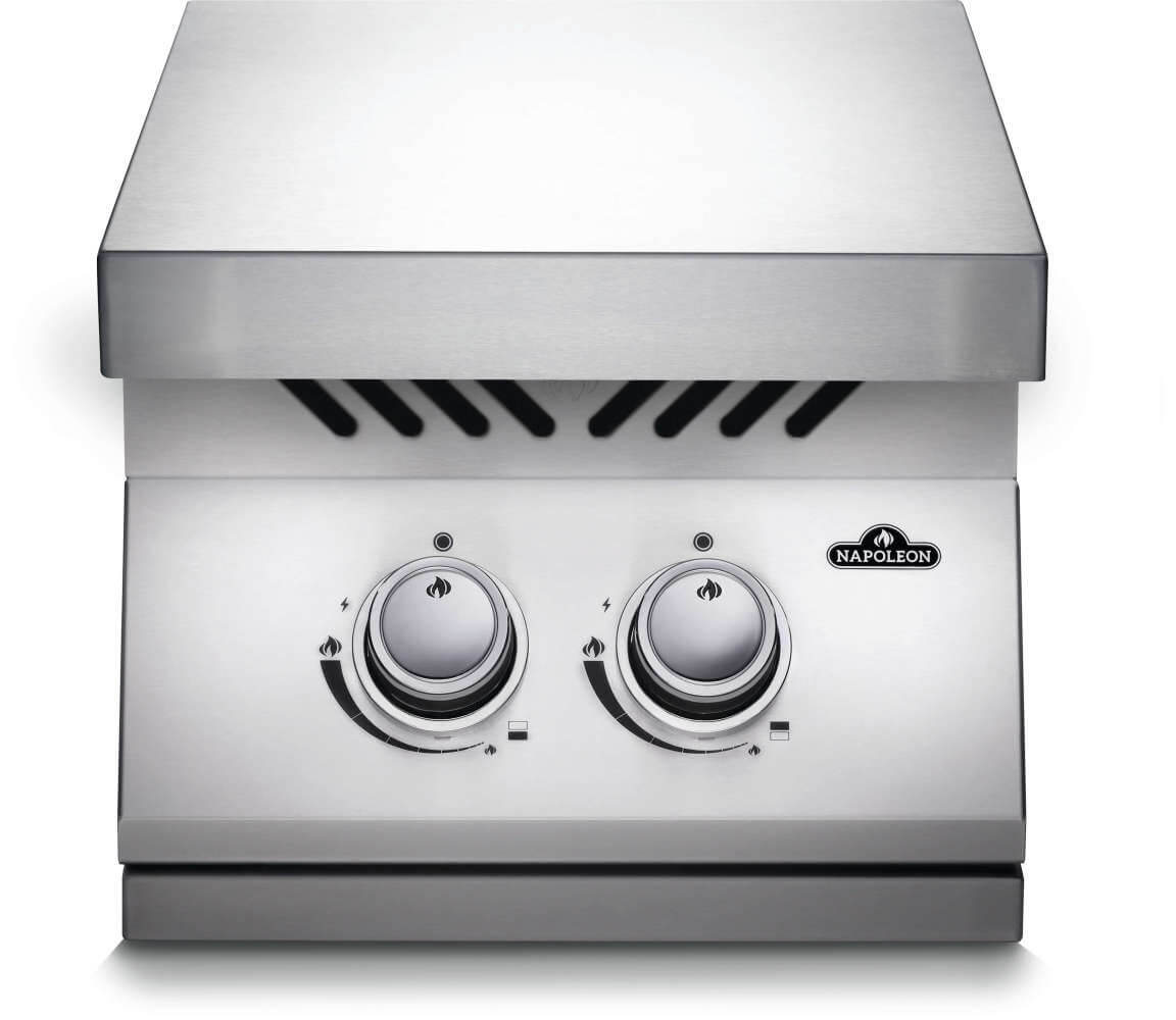 Built-in 500 Series Inline Dual Range Top Burner with Stainless Steel Cover , Propane, Stainless Steel