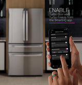 GE Profile™ ENERGY STAR® 29 Cu. Ft. Smart Fingerprint Resistant 4-Door French-Door Refrigerator with Door In Door