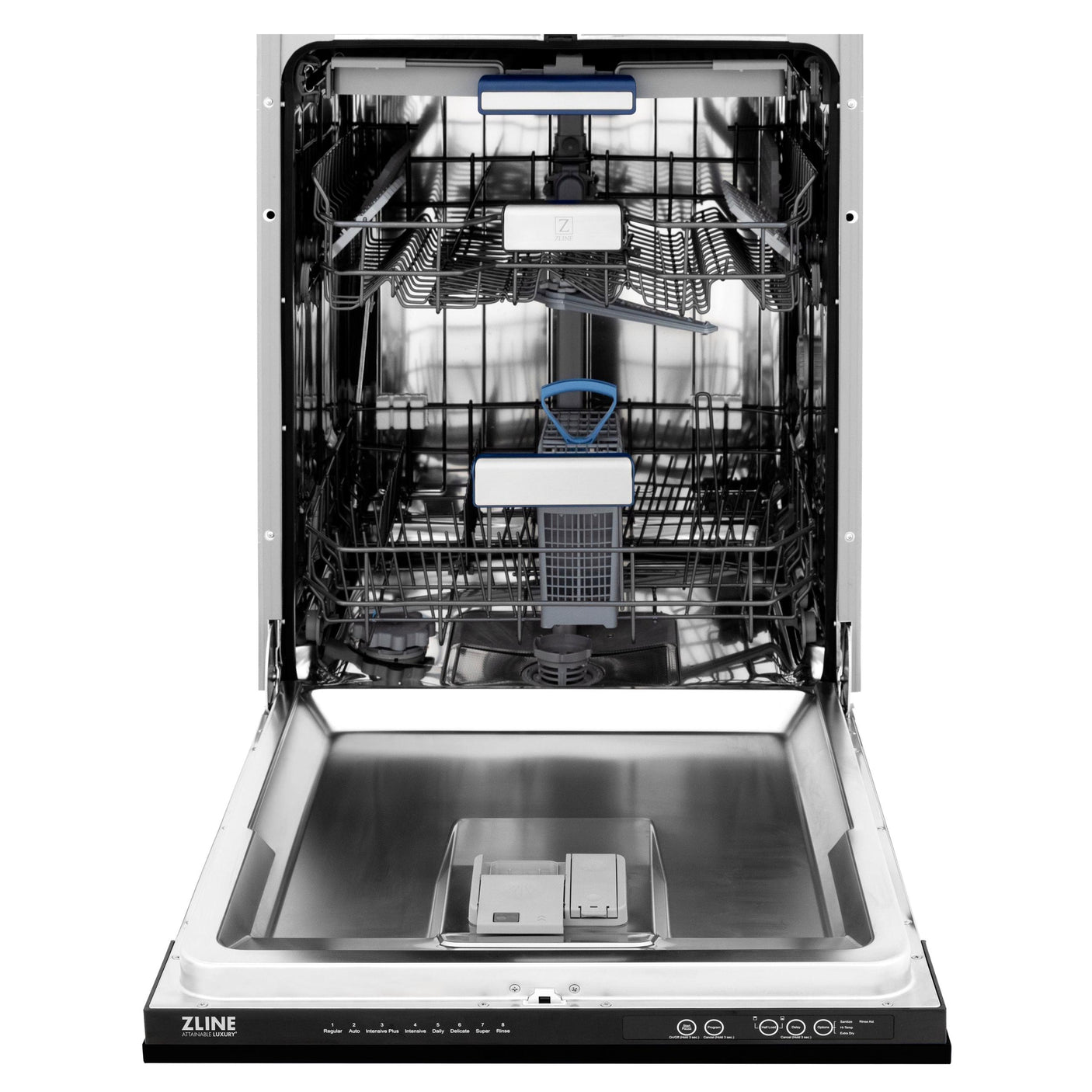 ZLINE 24" Tallac Series 3rd Rack Dishwasher with Traditional Handle, 51dBa (DWV-24) [Color: Black Matte]