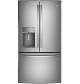 GE Profile™ 27.7 Cu. Ft. Fingerprint Resistant French-Door Refrigerator with Door In Door and Hands-Free AutoFill