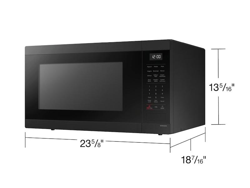 1.9 cu. ft. Countertop Microwave with Sensor Cooking in Matte Black Stainless Steel