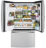 GE Profile™ 27.7 Cu. Ft. Fingerprint Resistant French-Door Refrigerator with Door In Door and Hands-Free AutoFill