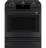 Café™ 30" Smart Slide-In, Front-Control, Gas Range with Convection Oven