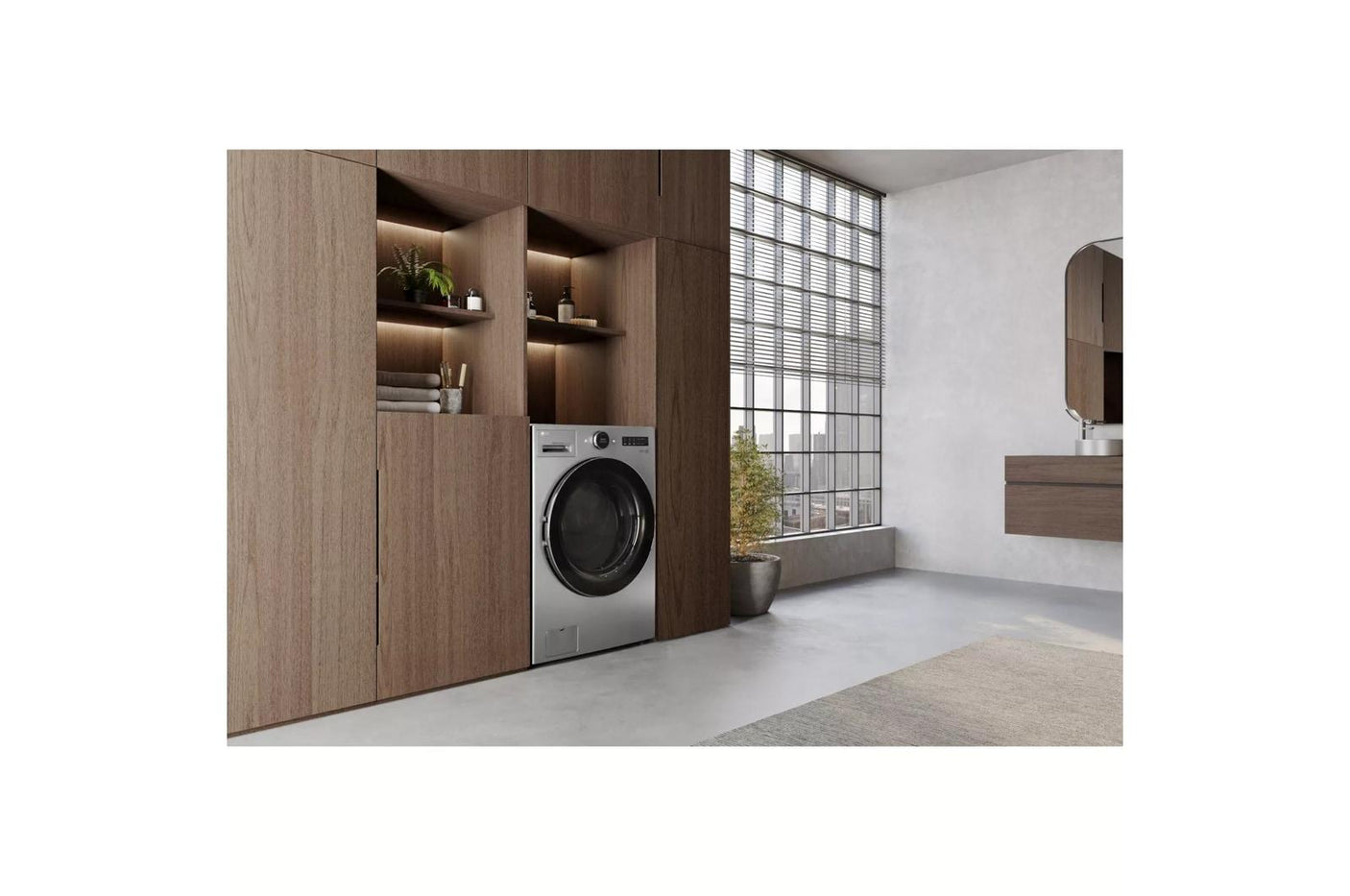 Ventless Washer/Dryer Combo LG WashCombo™ All-in-One 5.0 cu. ft. Mega Capacity with Inverter HeatPump™ Technology and Direct Drive Motor
