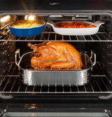 GE® 30" Slide-In Front-Control Gas Range with Crisp Mode