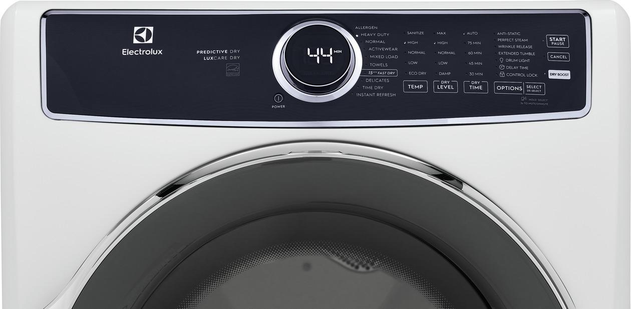 Electrolux Front Load Perfect Steam™ Gas Dryer with Predictive Dry™ and Instant Refresh - 8.0 Cu. Ft.