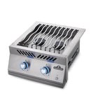 Built-in 700 Series Dual Range Top Burner with Stainless Steel Cover , Natural Gas, Stainless Steel