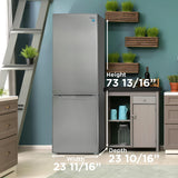 Danby 10.3 cu. ft. Bottom Mount Apartment Size Fridge in Stainless Steel