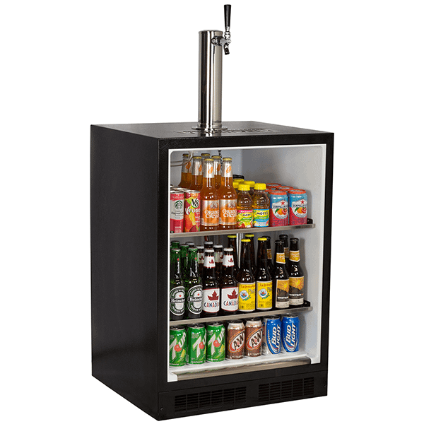 24-In Built-In Dispenser For Beer, Wine And Draft Beverages with Door Style - Stainless Steel