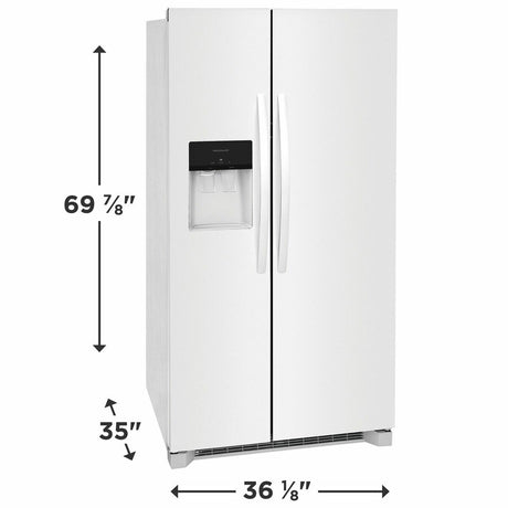 Frigidaire 26 Cu. Ft. 36" Standard Depth Side by Side Refrigerator