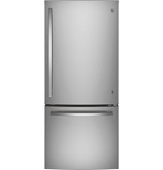 GE® ENERGY STAR® 20.9 Cu. Ft. Bottom-Freezer Refrigerator