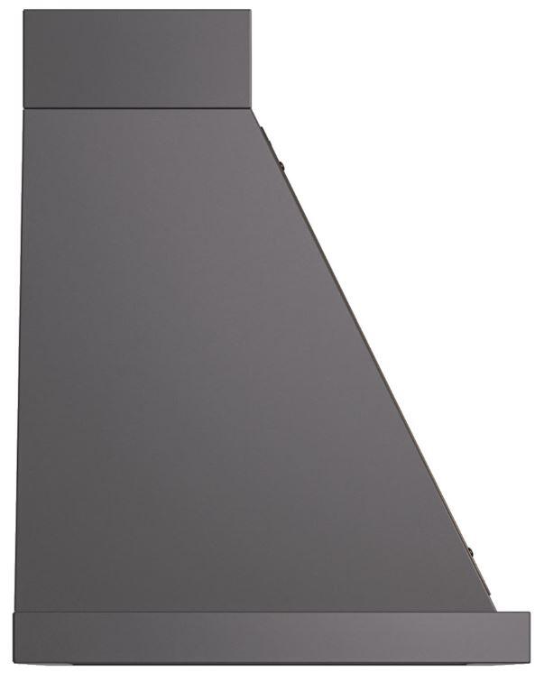 Nostalgie 30 Inch Matte Graphite Wall Mount Convertible Range Hood