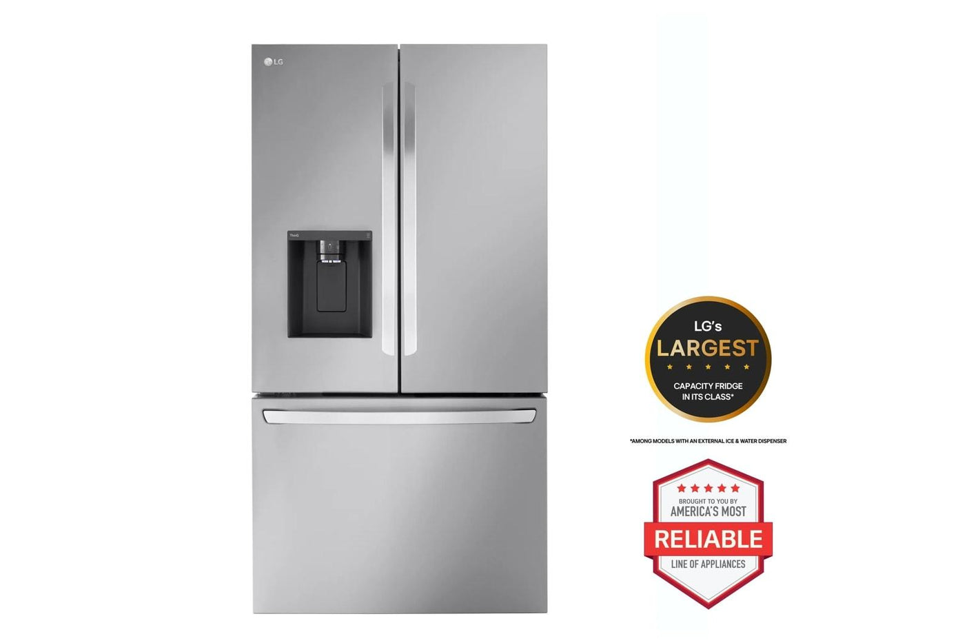 31 cu. ft. Smart Standard-Depth MAX™ French Door Refrigerator with Dual Ice