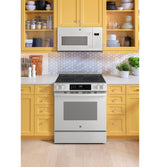 GE® 30" Slide-In Electric Convection Range with No Preheat Air Fry and EasyWash™ Oven Tray