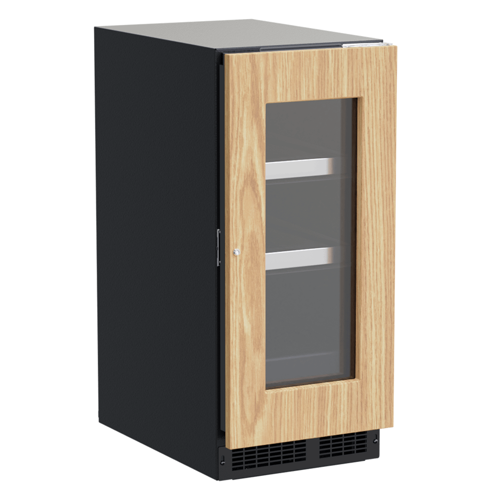 15-In Professional Built-In Beverage Center With Reversible Hinge with Door Style - Panel Ready Frame Glass, Lock - Yes