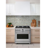 Café™ 36" Smart Dual-Fuel Commercial-Style Range with 6 Burners (Natural Gas)