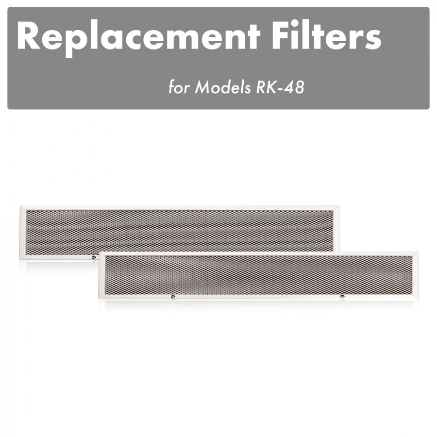 ZLINE Charcoal Filter for Under Cabinet Range Hoods (Set of 2)