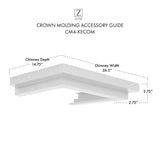 ZLINE Crown Molding 4 For Wall Range Hood (CM4-KECOM)