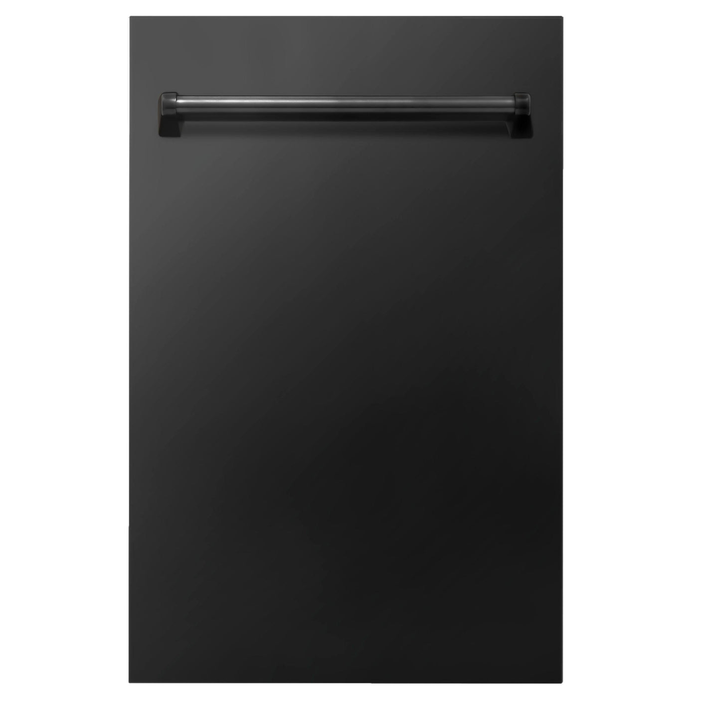 ZLINE 18 in. Compact Top Control Dishwasher with Stainless Steel Tub and Traditional Handle, 52dBa (DW-18) [Color: Black Stainless Steel]