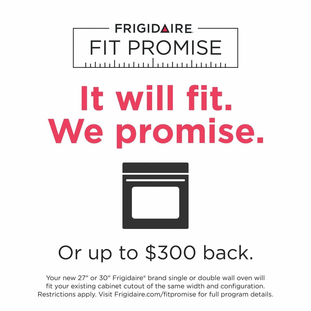 Frigidaire Professional 30" Electric Wall Oven and Microwave Combination with Total Convection