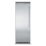 Marvel Professional Built-In 30" All Refrigerator - Solid Stainless Steel Door - Left Hinge, Slim Designer Handle