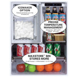 24" Outdoor Refrigerator Freezer  Marvel Premium Refrigeration - Model Number - Outdoor Ice Maker Kit