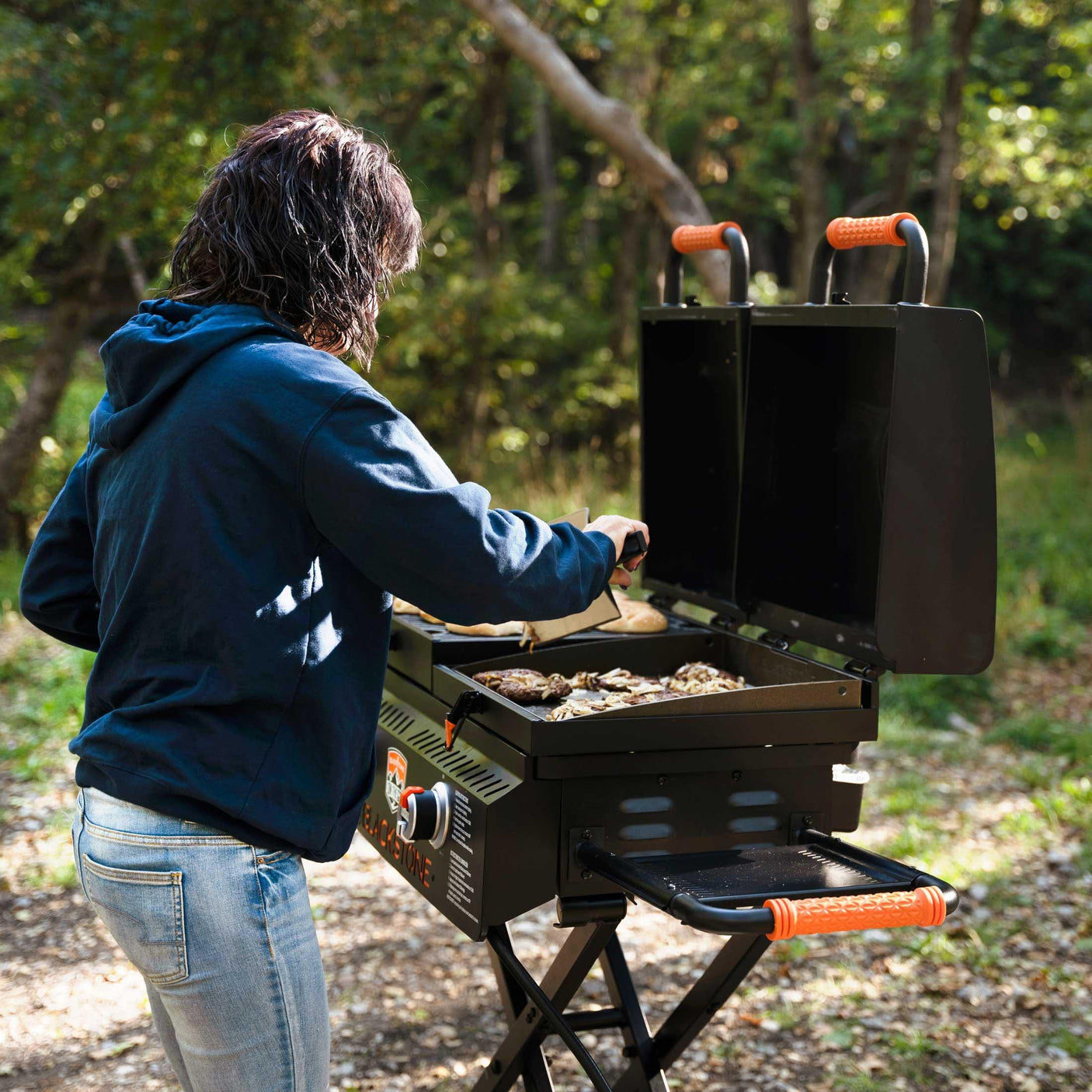 17" On the Go Griddle & Grill Combo