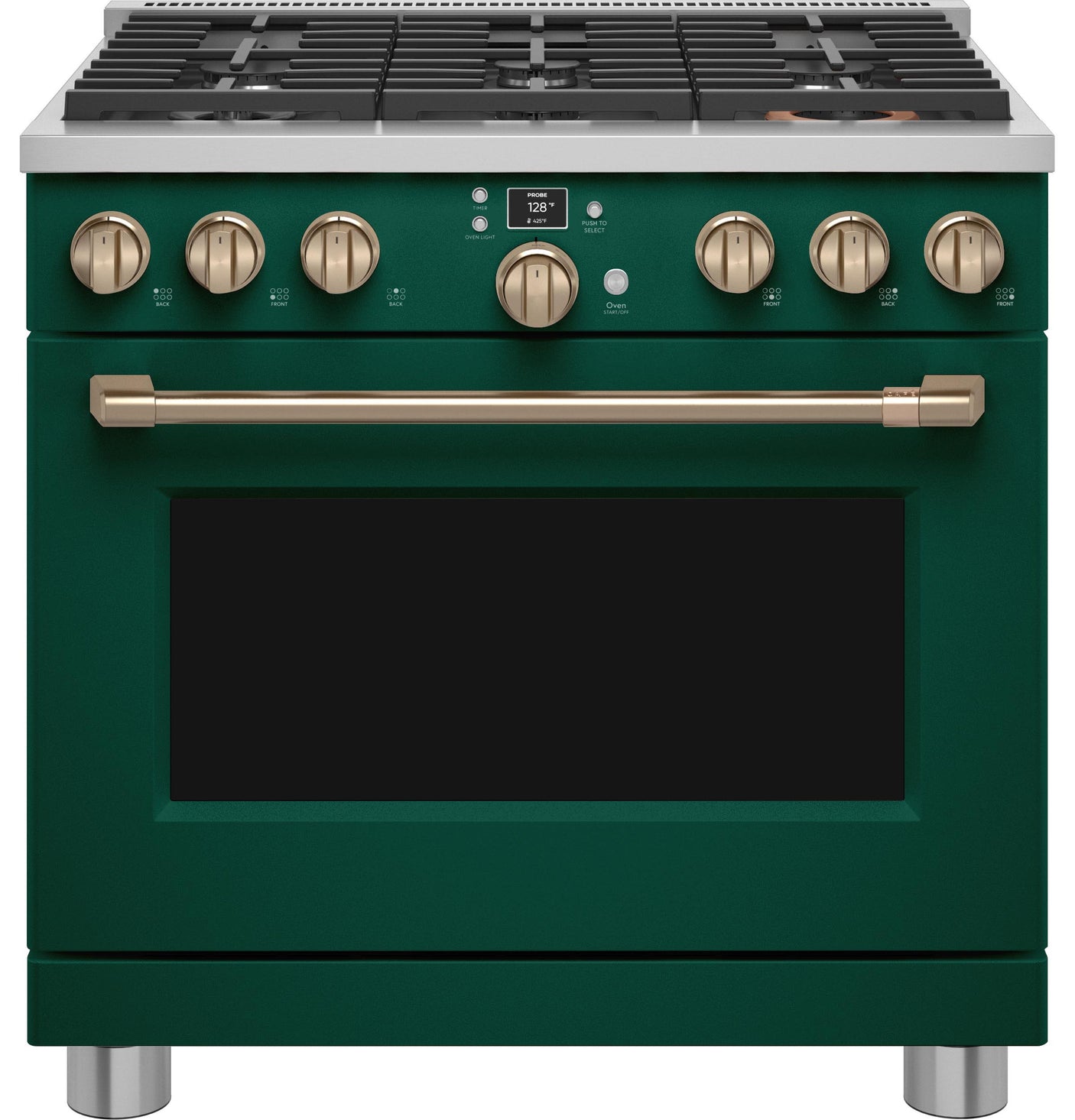 Café™ 36" Smart Dual-Fuel Commercial-Style Range with 6 Burners (Natural Gas)