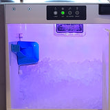 15" Nugget Ice Maker Panel Ready ADA Height Gravity Drain