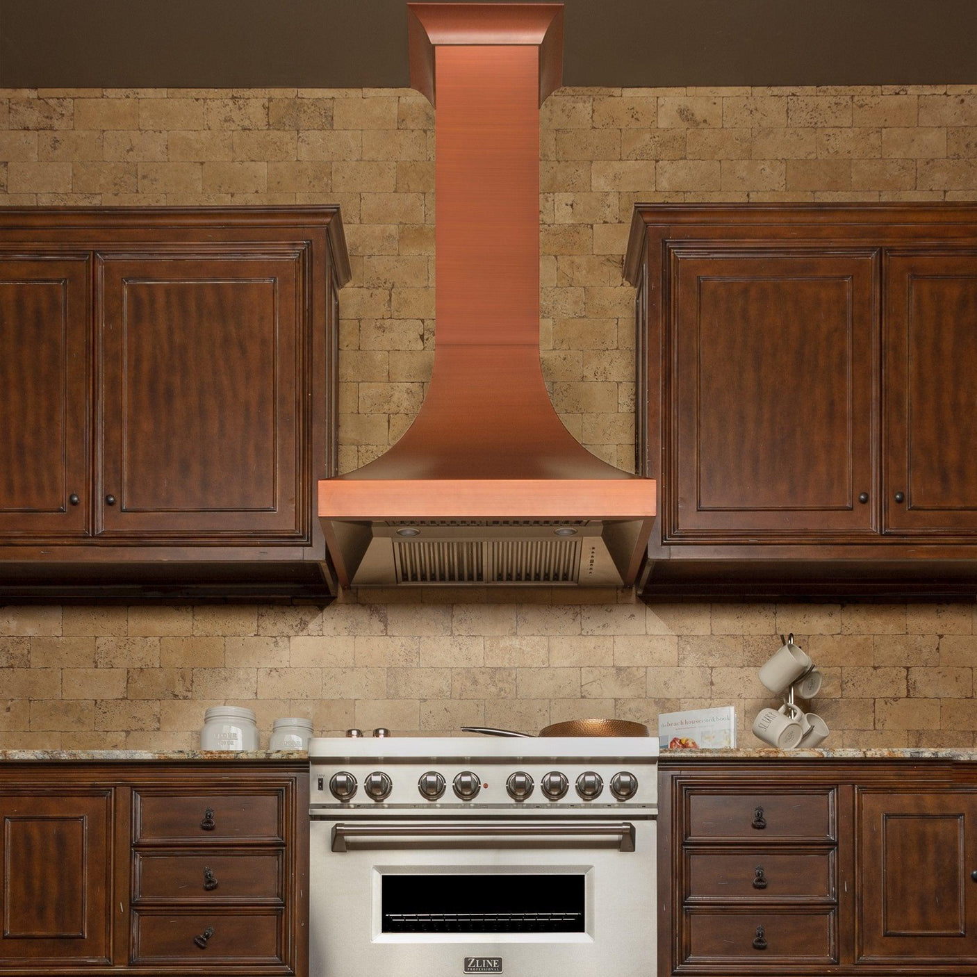 ZLINE Designer Series Copper Finish Wall Range Hood (8632C)