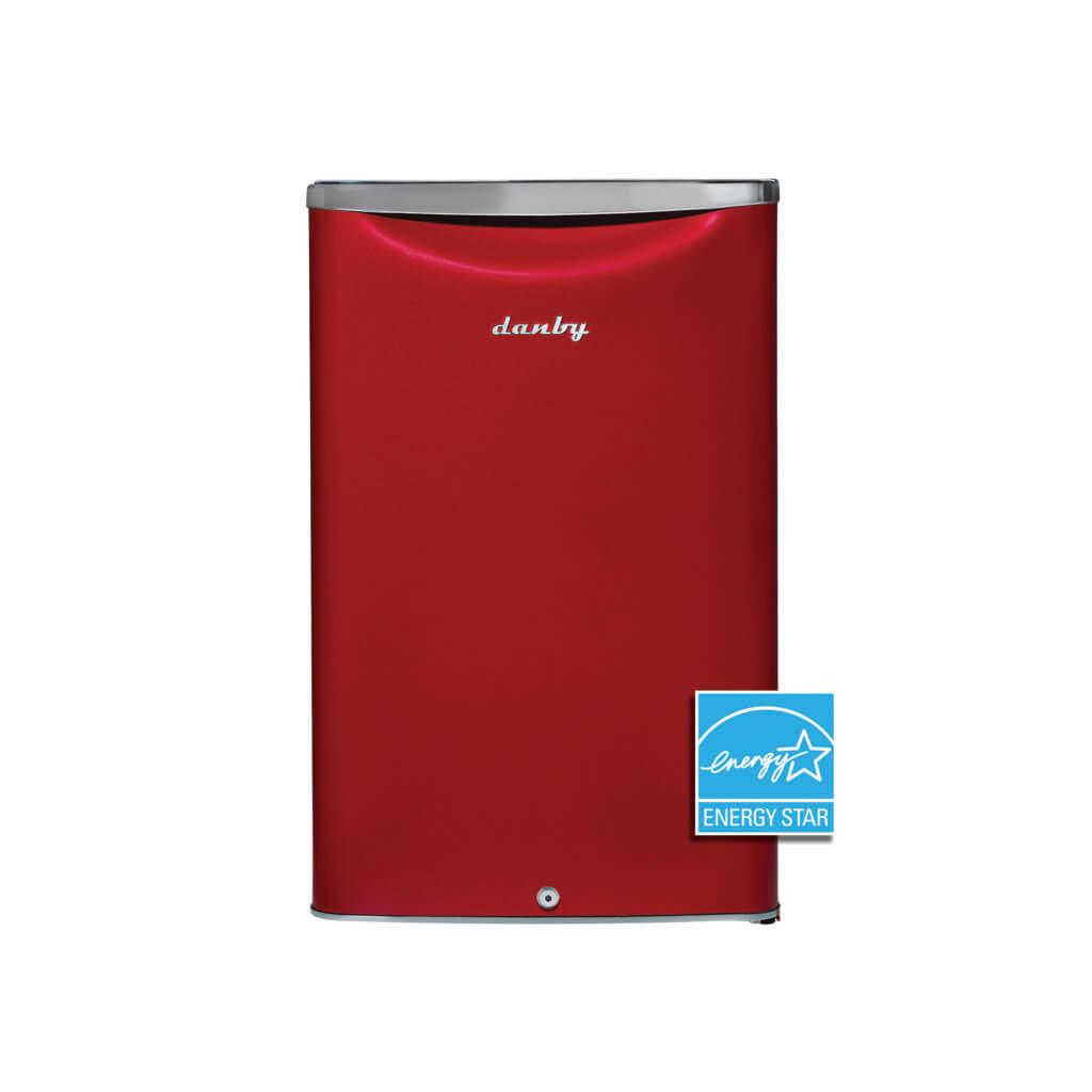 Danby 4.4 cu. ft. Retro Compact Fridge in Metallic Red ()