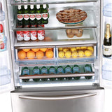 36 Inch Free Standing Counter Depth French Door Refrigerator In Stainless Steel