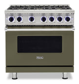 36" Sealed Burner Gas Range - VGR7362 Viking 7 Series