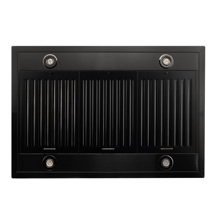 ZLINE Convertible Vent Island Mount Range Hood in Black Stainless Steel (BSGL2iN)