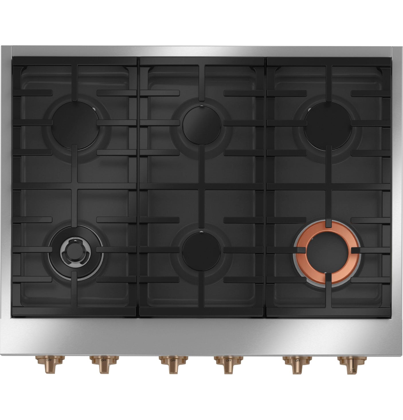 Café™ 36" Commercial-Style Gas Rangetop with 6 Burners (Natural Gas)