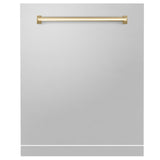 ZLINE 24" Autograph Edition Monument Dishwasher Panel in Stainless Steel (DPMTZ-304-24) [Color: Gold]