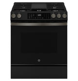 GE® 30" Slide-In Front-Control Convection Gas Range with No Preheat Air Fry and EasyWash™ Oven Tray