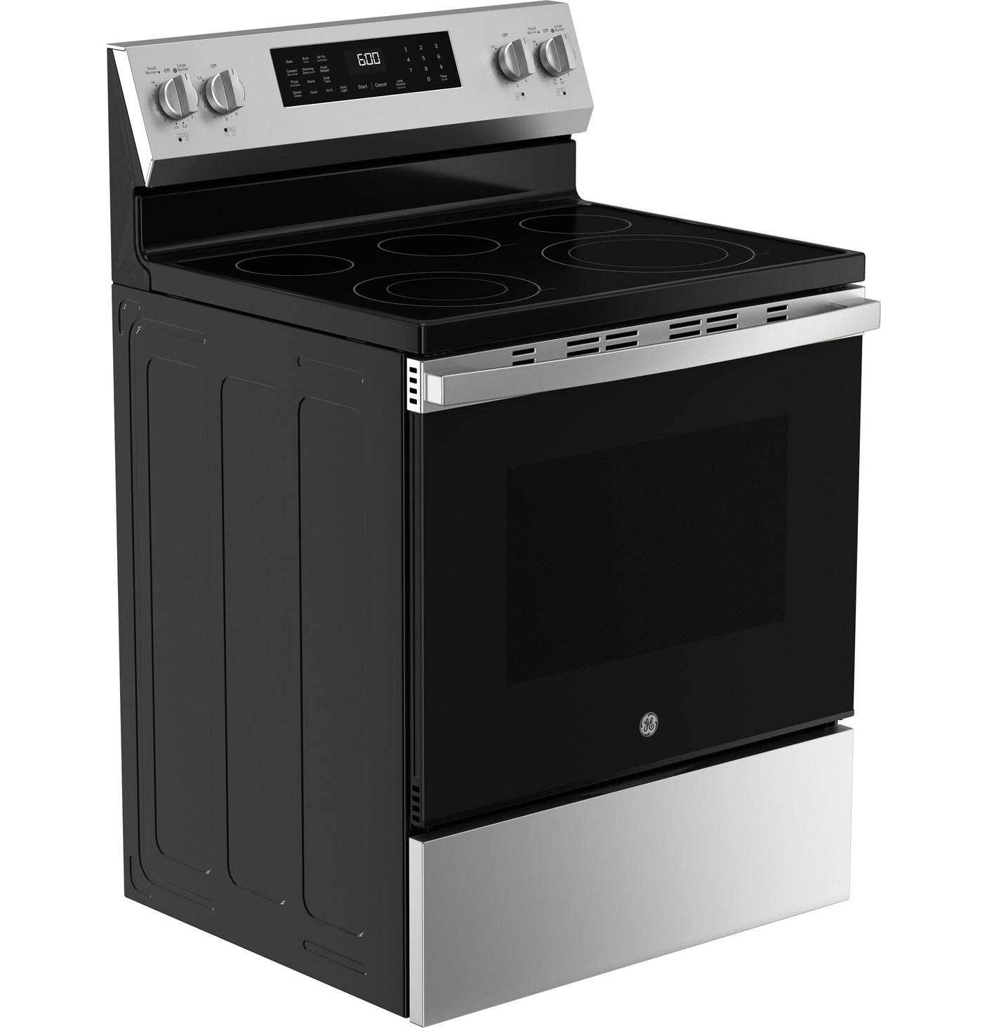 GE® 30" Free-Standing Electric Convection Range with No Preheat Air Fry and EasyWash™ Oven Tray