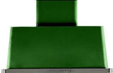 Majestic 40 Inch Emerald Green Wall Mount Convertible Range Hood