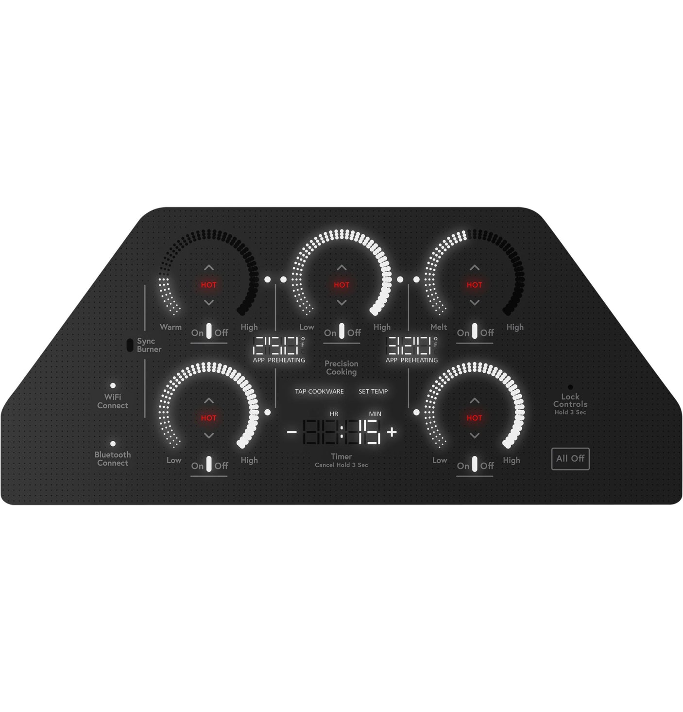 Café™ Series 36" Built-In Touch Control Induction Cooktop