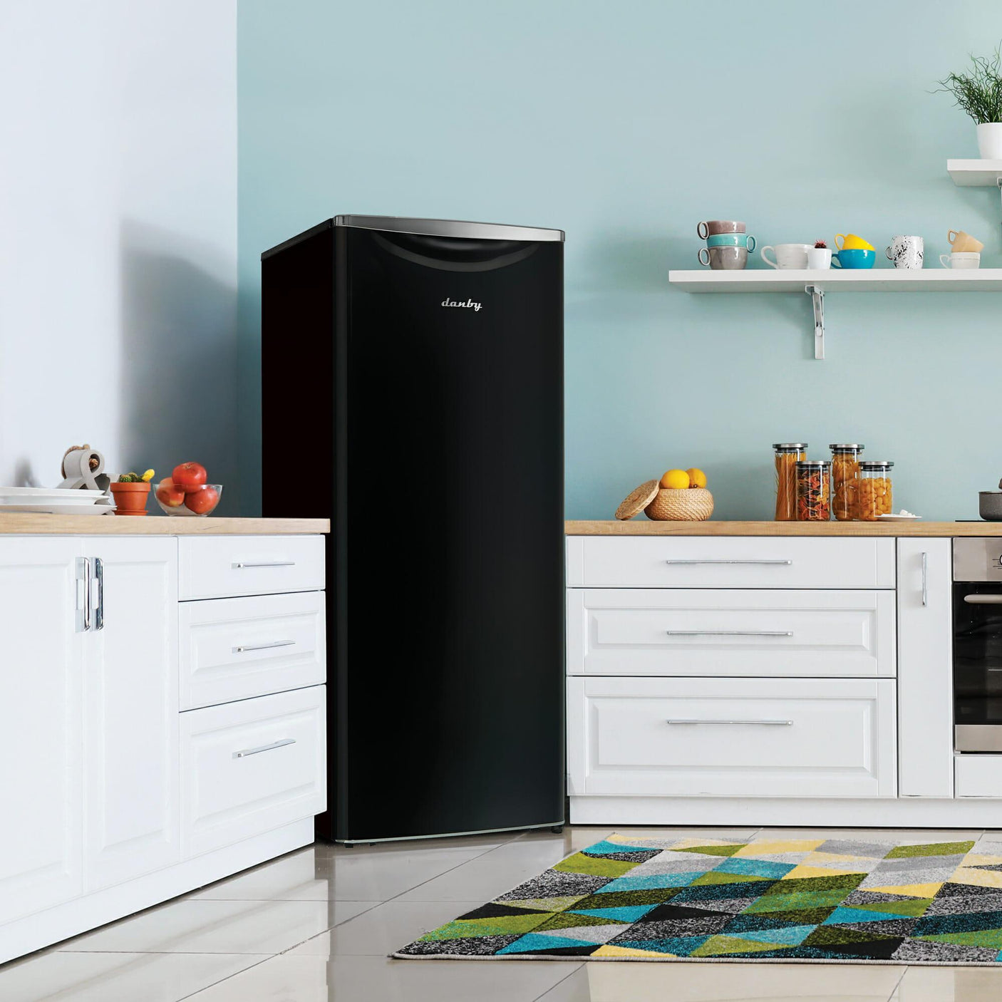 Danby 11.0 cu. ft. Apartment Size Fridge in Black