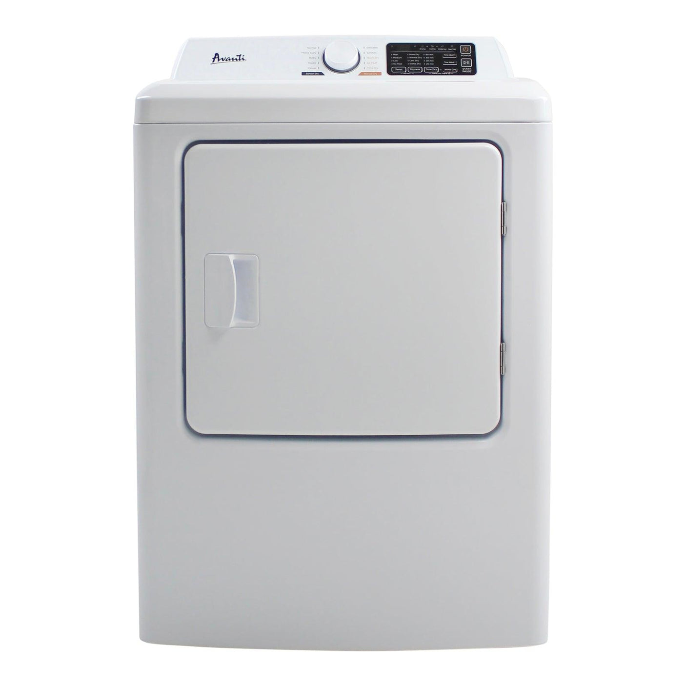 Avanti Front Load Electric Clothes Dryer, 7.0 cu. ft. Capacity - White / 7.0 cu. ft.