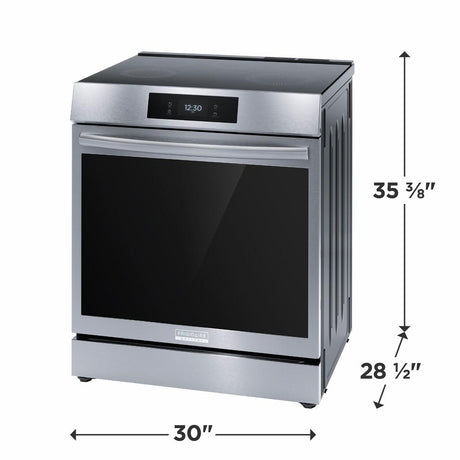 Frigidaire Gallery 30" Front Control Induction Range with Total Convection