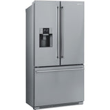 90 CM (Approx 36"), French-Door Refrigerator/Freezer, 2 doors & 1 drawer, Stainless Steel