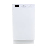 Avanti 18" Built In Dishwasher - White / 18"