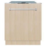 ZLINE 24 in. Panel Ready Top Control Dishwasher with Stainless Steel Tub, 52dBa (DW7713-24) [Color: Panel Ready]