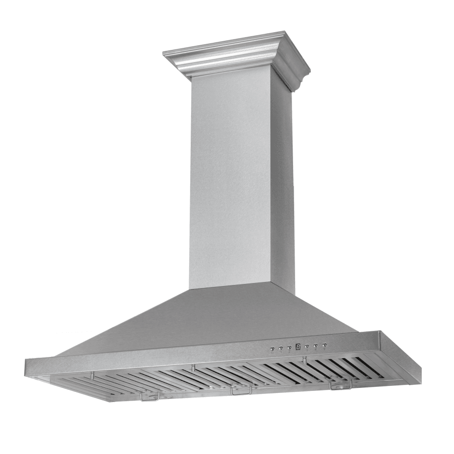 ZLINE Convertible Designer Series DuraSnow Stainless Steel Wall Mount Range Hood (8KBS)